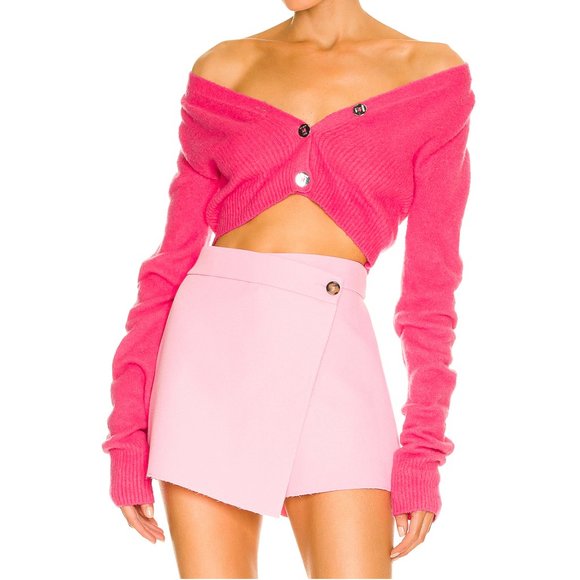NWT MSGM Asymmetric Wrap Skort - Picture 1 of 7
